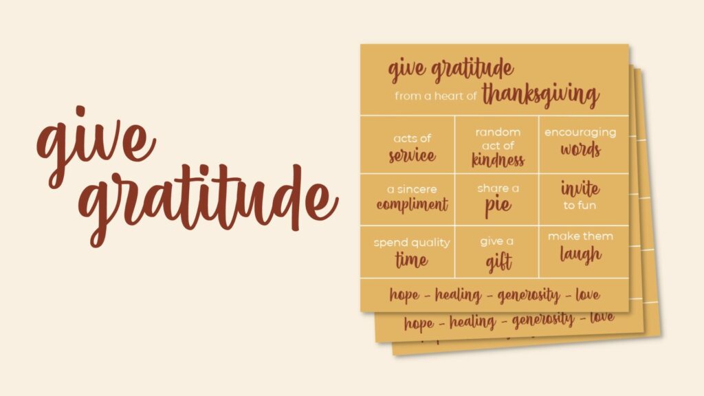 Put a card somewhere to remind you Do something to show gratitude (1)