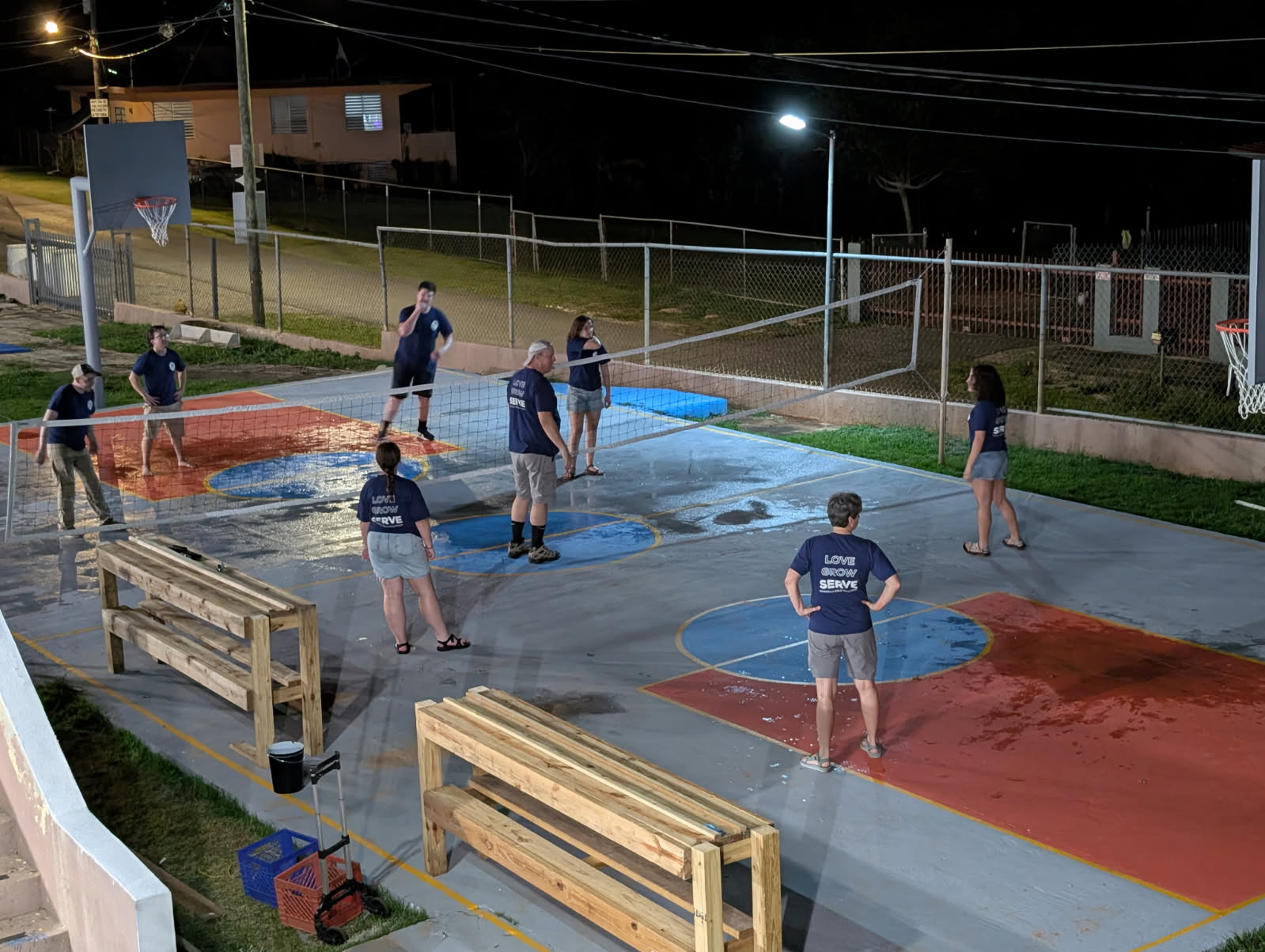 1510528444756911437 This is one of the reasons why multi-generational mission trips are so fun! Where else would you be able to end the evening with a friendly game of volleyball, all ages & skill levels welcome?!