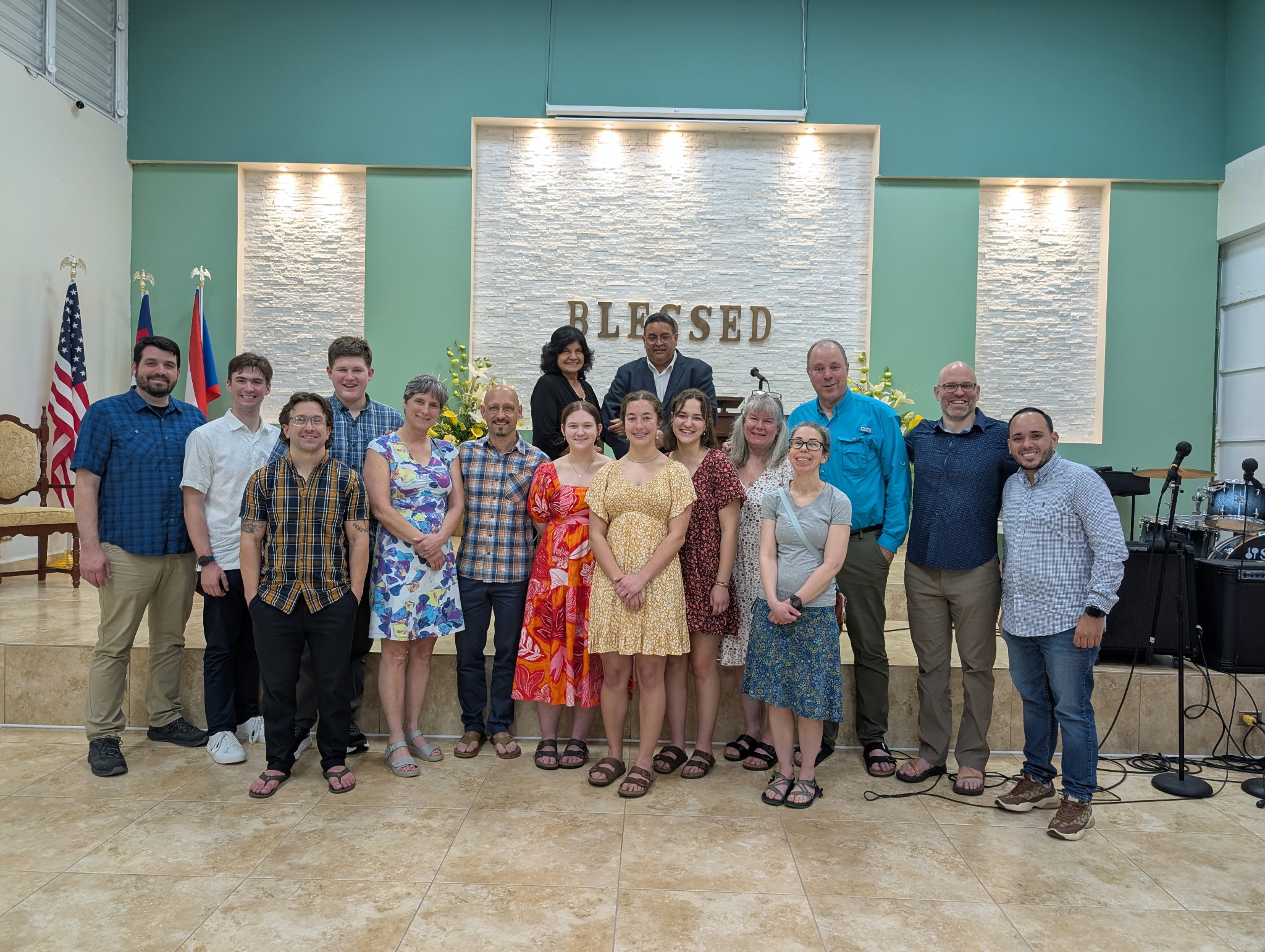 7021542078667093562 We were welcomed guests at Iglesia de Dios Pentecostal of Añasco. It was beautiful to see the church body there praising God together in Spanish.